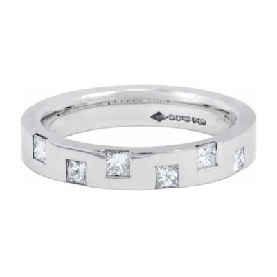 Princess Cut Diamond 0.30ct & Platinum Ring
