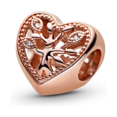 PANDORA Openwork Family Tree Heart Charm