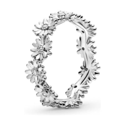 PANDORA Sparkling Daisy Flower Crown Ring