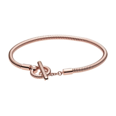 PANDORA Moments T-Bar Snake Chain Bracelet