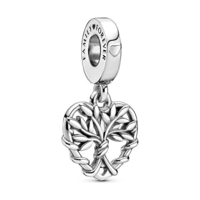 PANDORA Heart Family Tree Dangle Charm