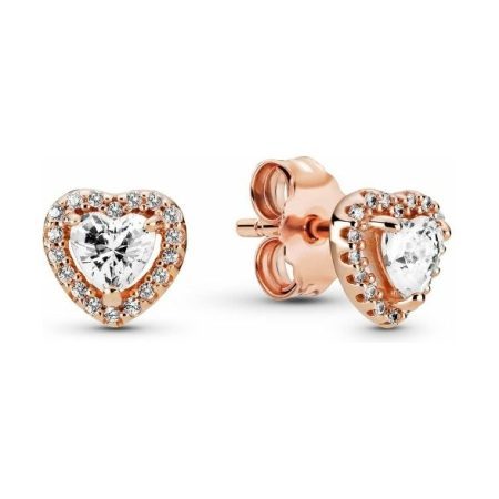 PANDORA Elevated Heart Stud Earrings