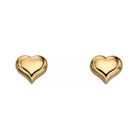 Little Star Aria Gold Heart Stud Earrings