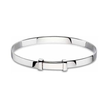 Little Star Cote Silver Baby Bangle