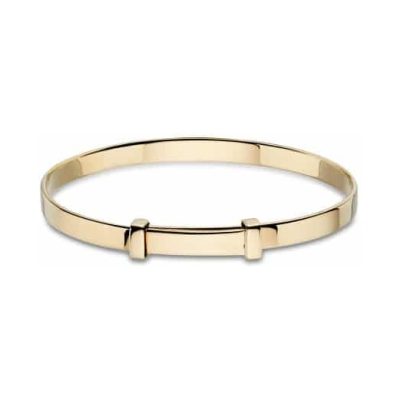 Little Star Flores Gold Baby Bangle