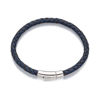 Little Star Reed Adult Navy Leather Bracelet