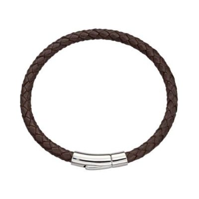 Little Star Dan Adult Brown Leather Bracelet
