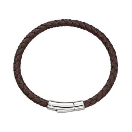Little Star Dan Adult Brown Leather Bracelet