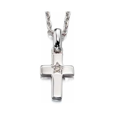 Little Star Grace Diamond Cross Necklace