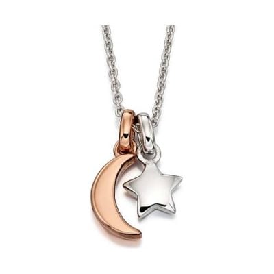 Little Star Collette Star & Moon Necklace