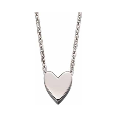 Little Star Zahra Single Heart Charm Necklace