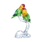 Swarovski Crystal Paradise - Lovebirds Figurine