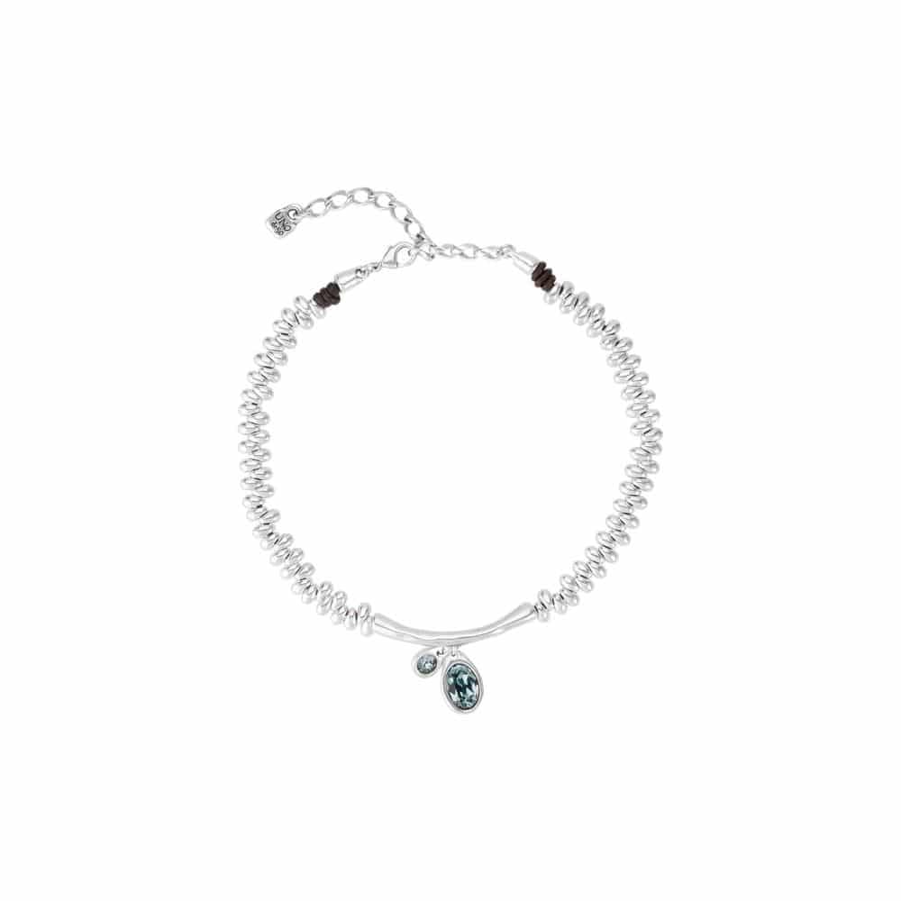 UNOde50 Eclipse Blue Crystal Necklace COL1343AZUMTL0U | David Christopher
