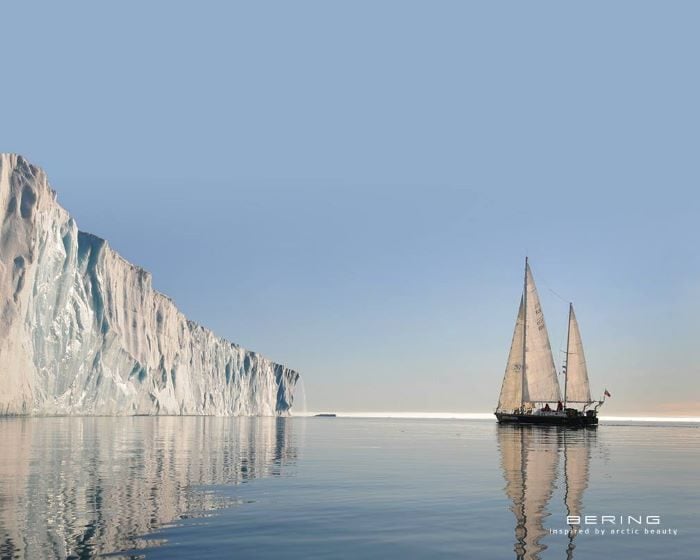 Arctic landscape Bering Strait