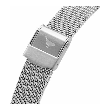 Olivia Burton Ladies' Demi Mother of Pearl Dial Silver Mesh Watch