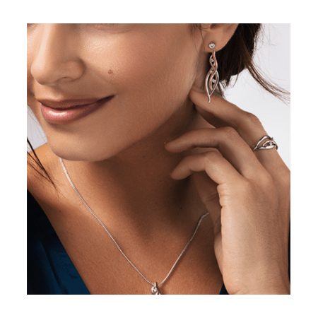 Swallow Falls Drop Earrings by Clogau