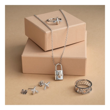 Clogau honey bee silver collection