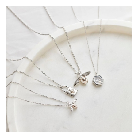 Clogau honey bee silver necklace collection 1