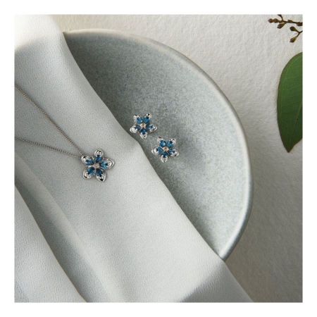 Forget Me Not London Blue topaz collection