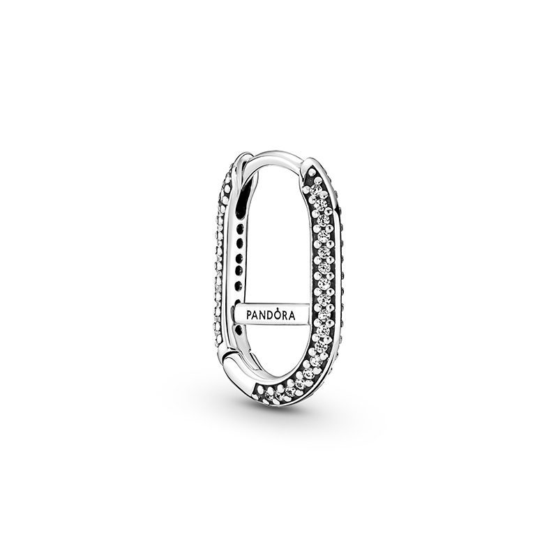 PANDORA ME Pave Link Earring 299682C01 | David Christopher