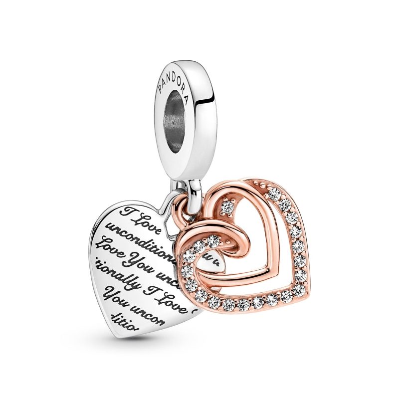 Pandora Entwined Hearts Double Dangle Charm c01 David Christopher