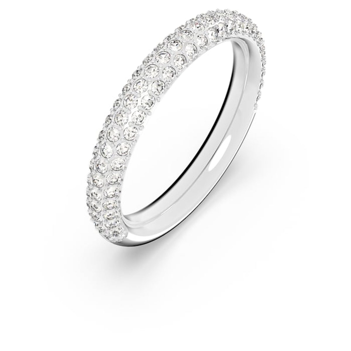 Rare ring, White, Rhodium plated