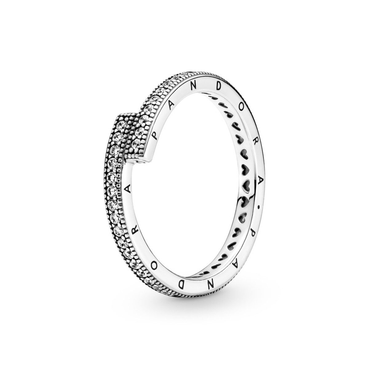 PANDORA Sparkling Overlapping Ring 199491C01 | David Christopher