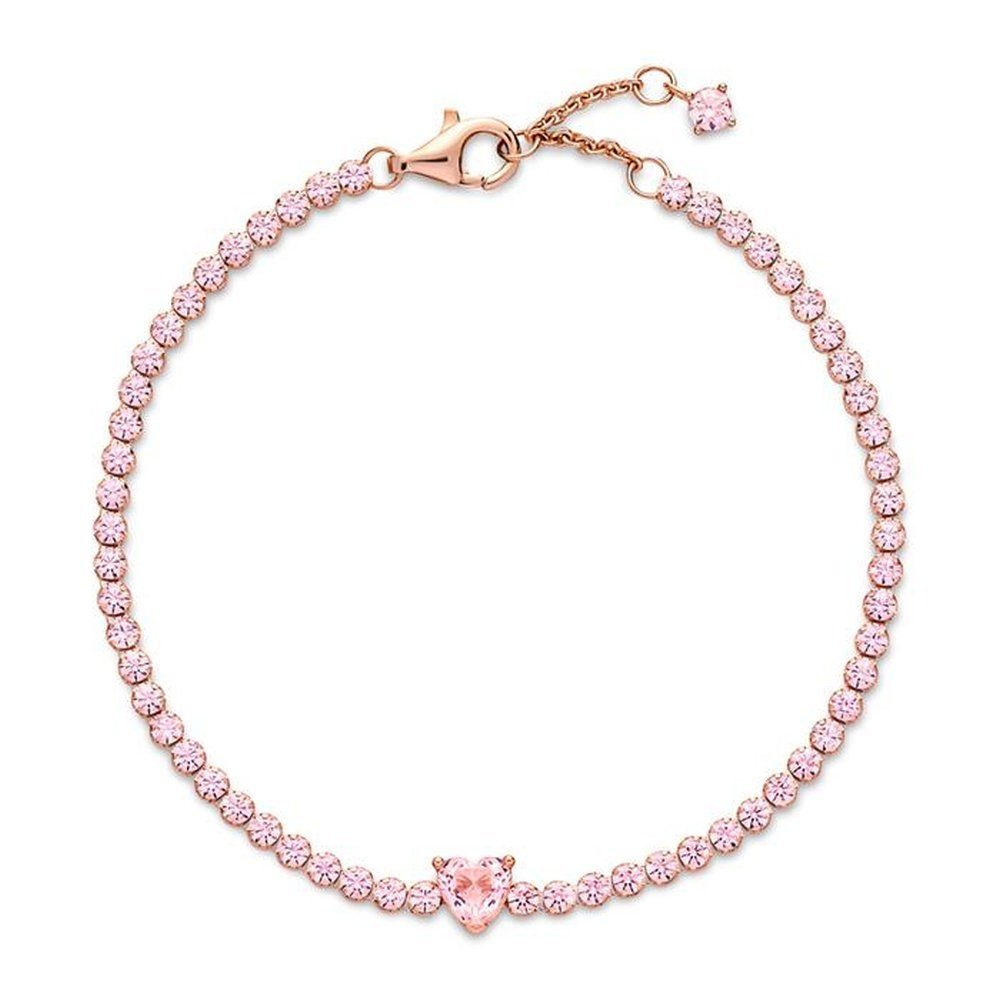 PANDORA Sparkling Heart Tennis Bracelet 580041C01 | David Christopher