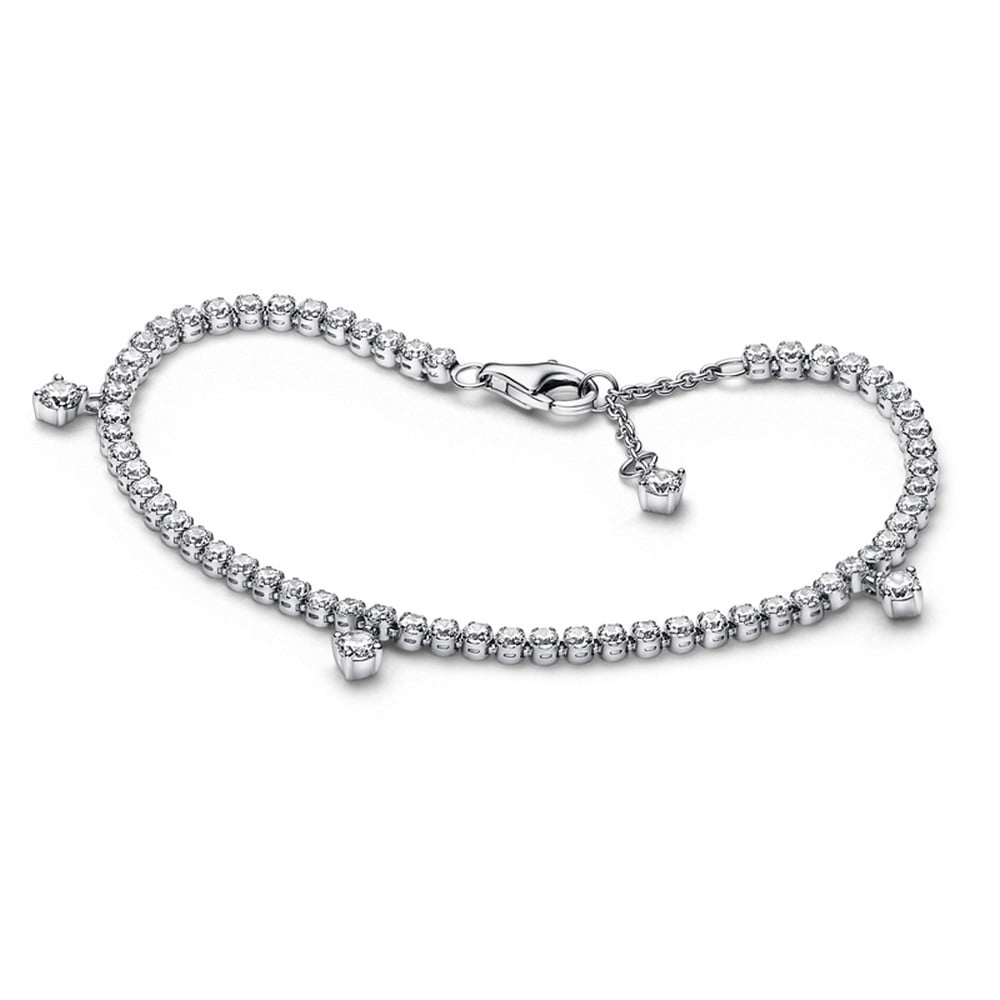 Silver & Rose Gold Pandora Leaf Clasp Bracelet | The Ke To Nailz
