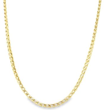 Fancy link chain necklace 9ct yellow gold 20 inch
