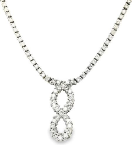 Inifinity diamond necklace