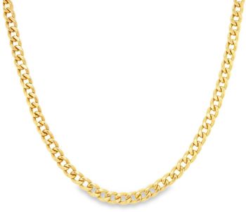Curb chain 9ct yellow gold 18 inch 5.41g Necklace