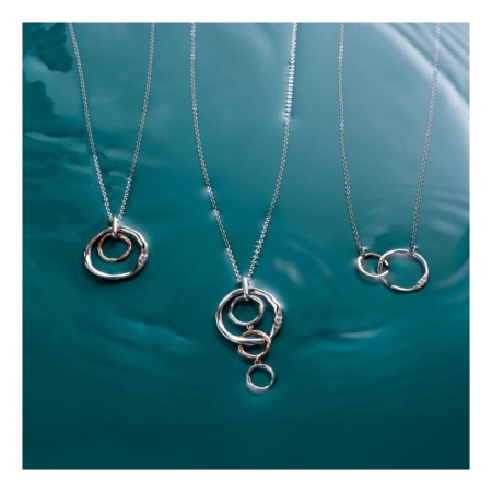 Ripples silver pendants collection