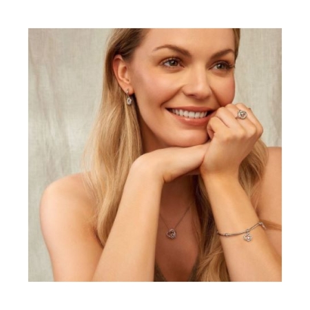 Clogau always in my heart collection sterling silver 9ct rose gold
