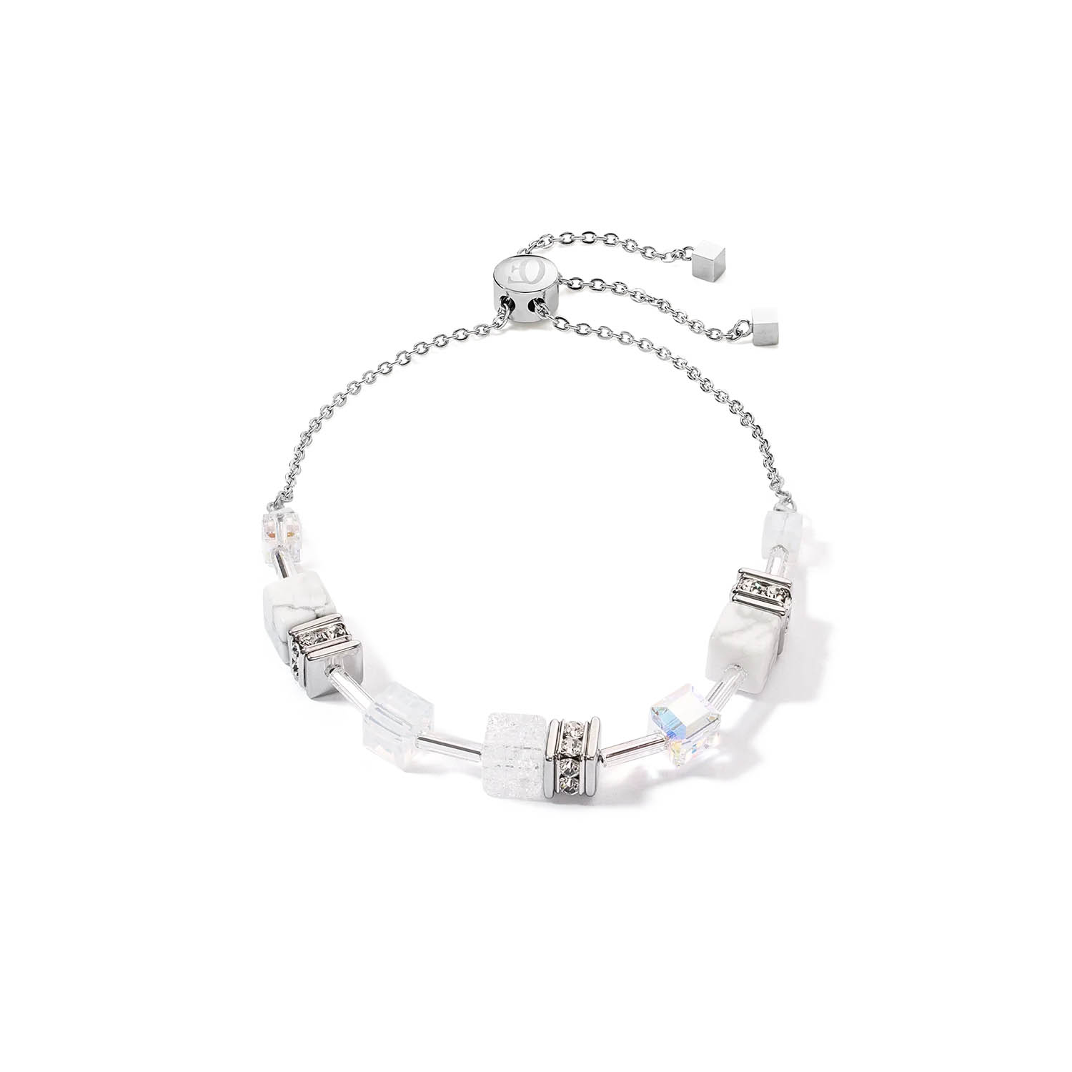 AMI Paris: Silver Ami de Cœur Chain Bracelet | SSENSE