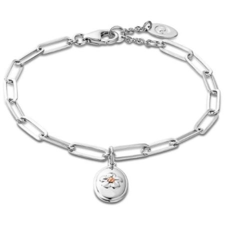 3SFMN0747 Clogau Forget Me Not Bracelet silver Welsh gold