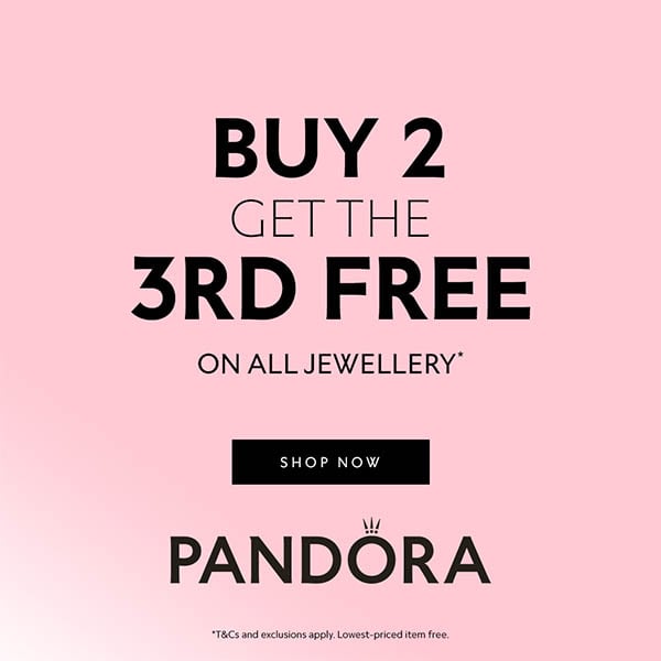 Pandora 3 for 2 offer